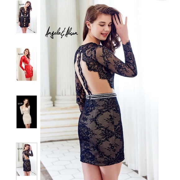 NWT! Beautiful Cocktail Dress by Angela and Alison - Picture 2 of 5